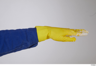 Photos Shawn Jacobs Painter in Blue Coveralls gloves hand 0001.jpg